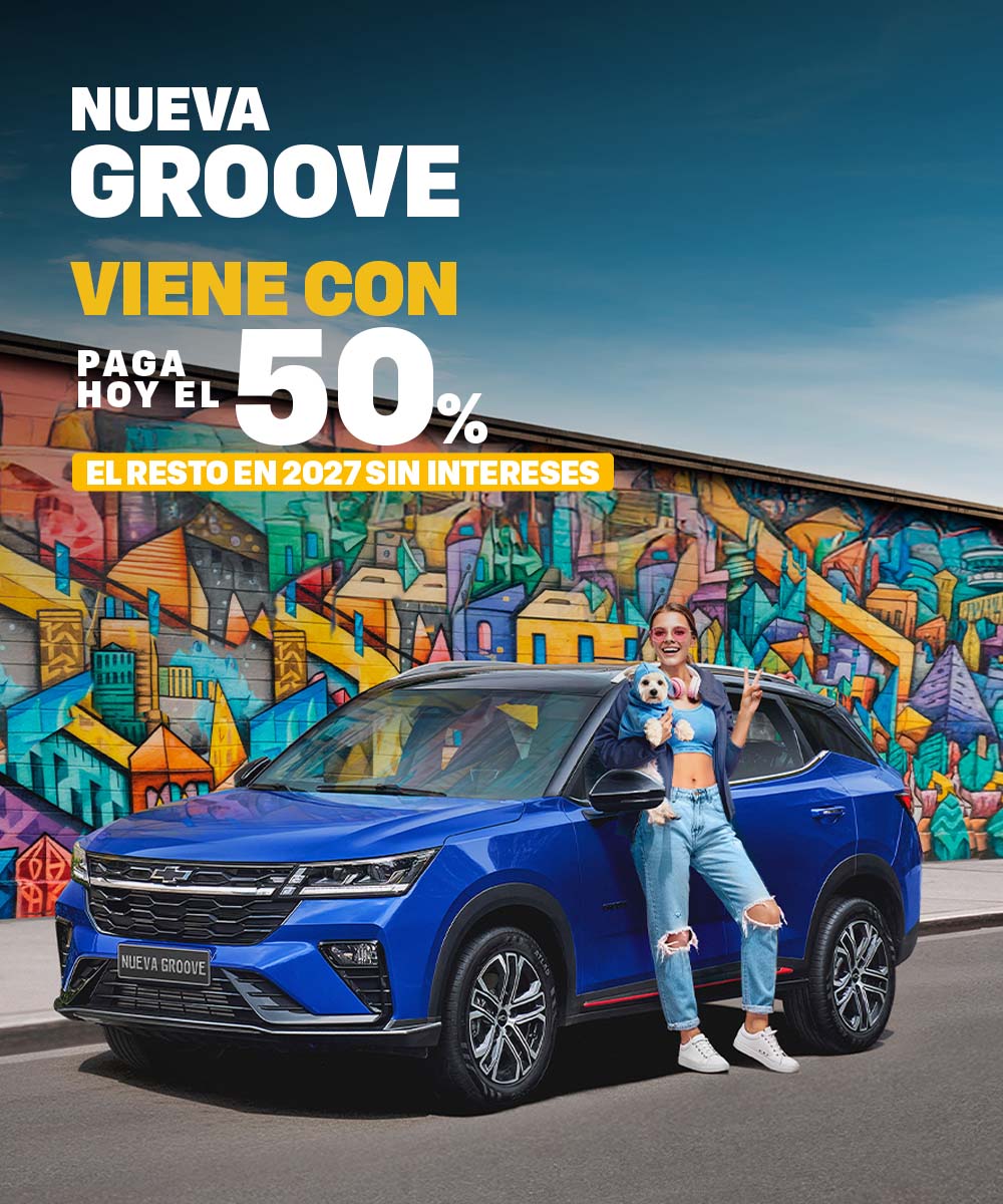 Nueva Chevrolet Groove 2026 color azul