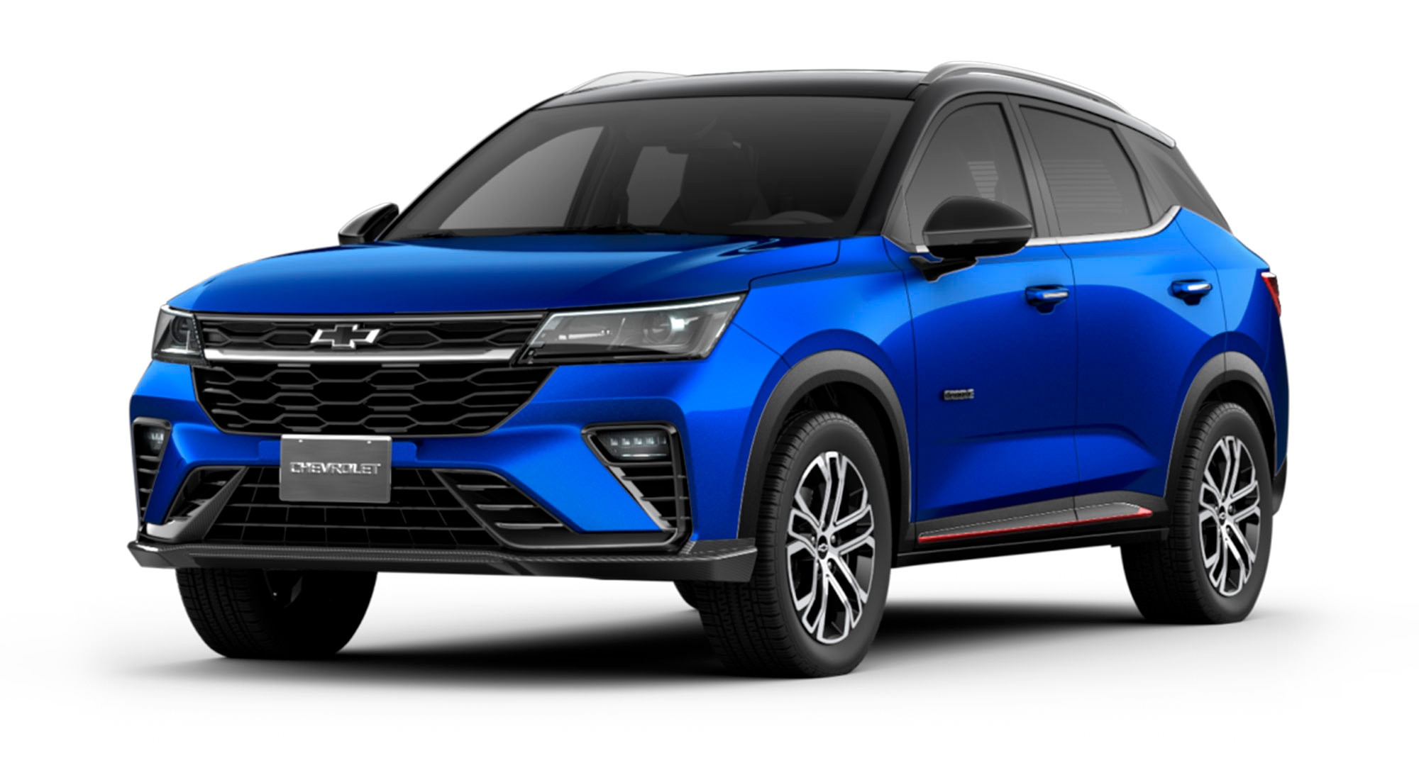 Chevrolet Groove RS CVT 2026 color azul techo negro