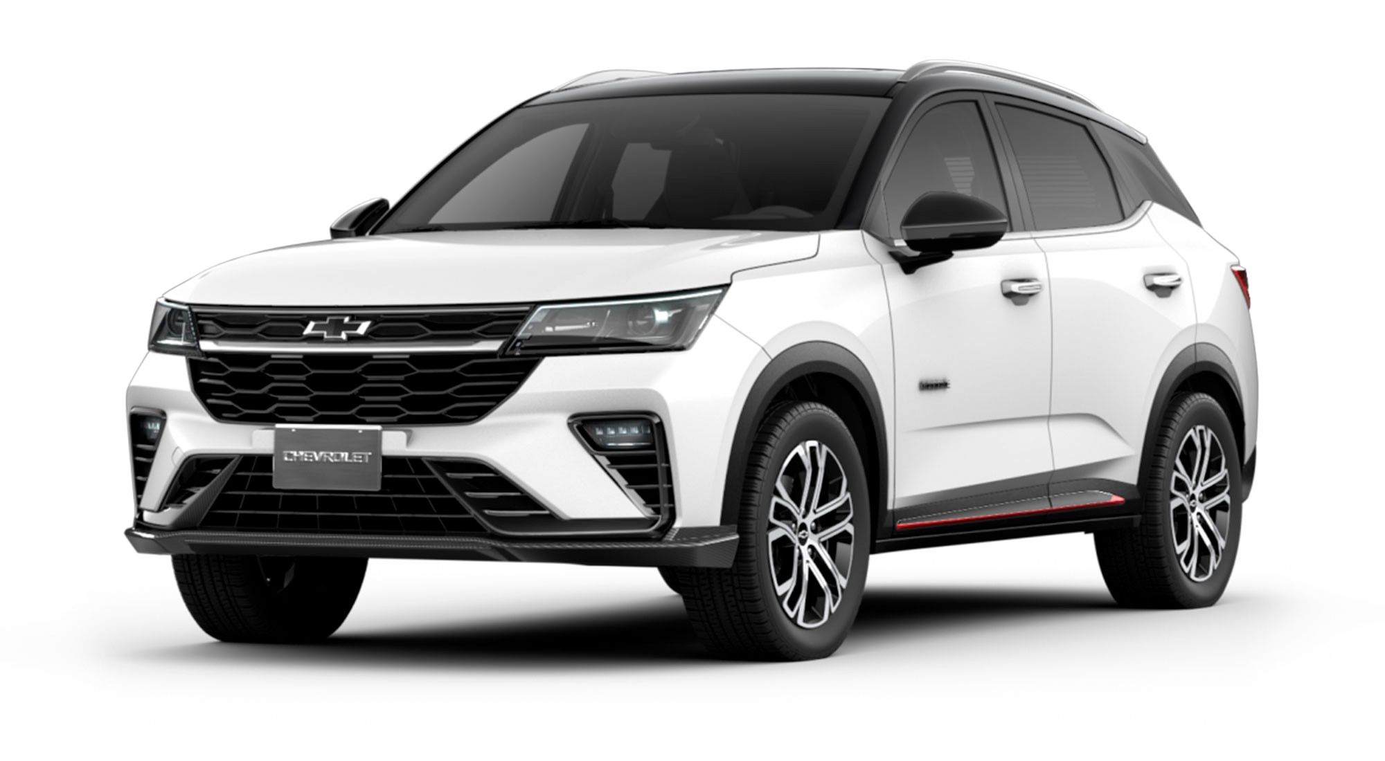 Chevrolet Groove RS MT 2026 color blanco techo negro